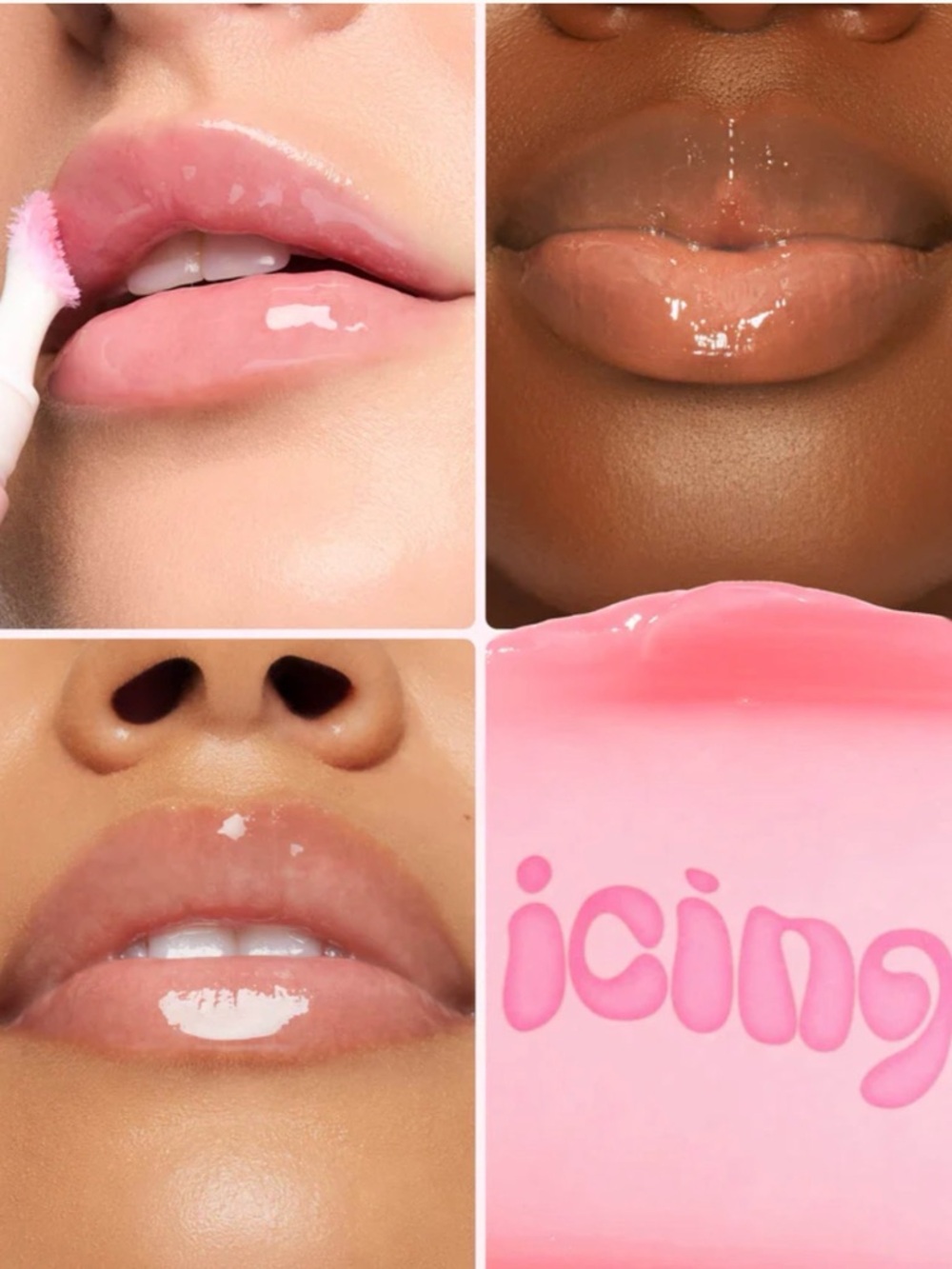 New Tarte Lip Melt Mask Icing Lip Gloss Sheer Pink